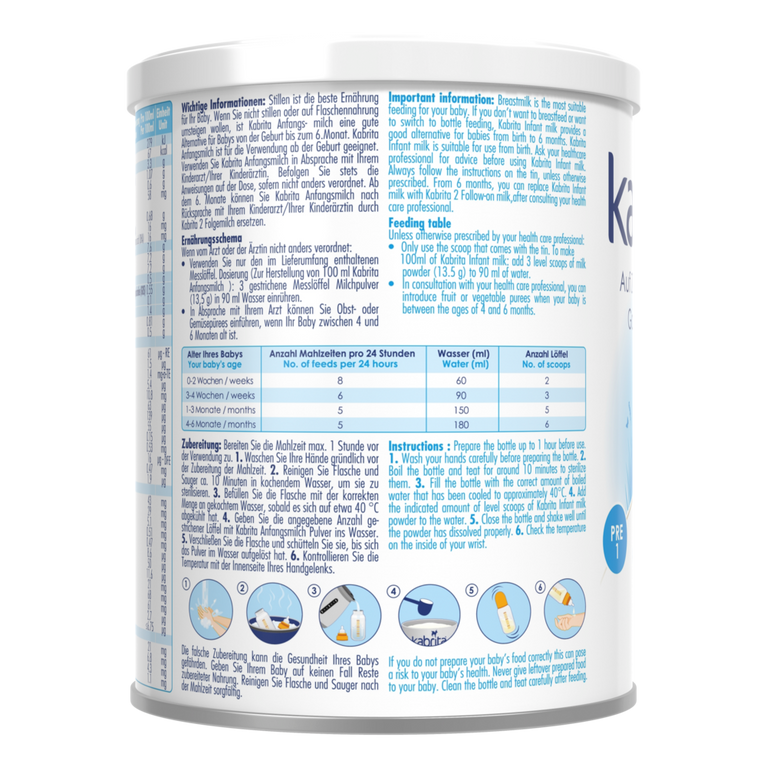 Kabrita 1 Pre Anfangsmilch 400g