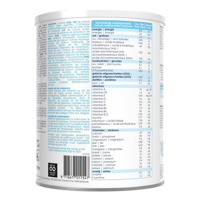 Kabrita 3 Kindermilch 800g NL/FR 2.0