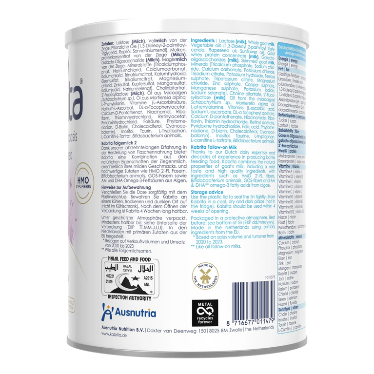 Kabrita 2 Folgemilch mit HMO 800g