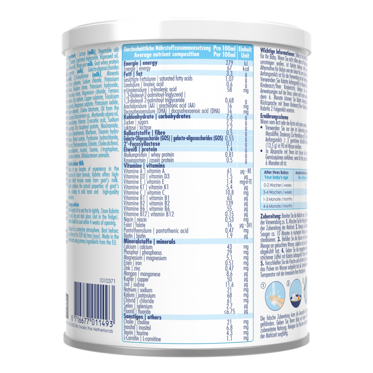 Kabrita 1 Pre Anfangsmilch 400g